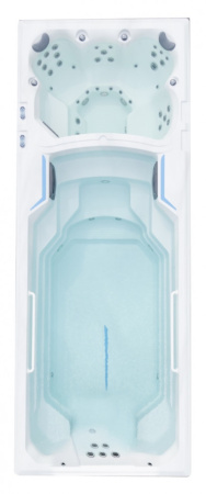 Плавательный СПА бассейн с противотоком Bigeer Амаре 590x225x150см